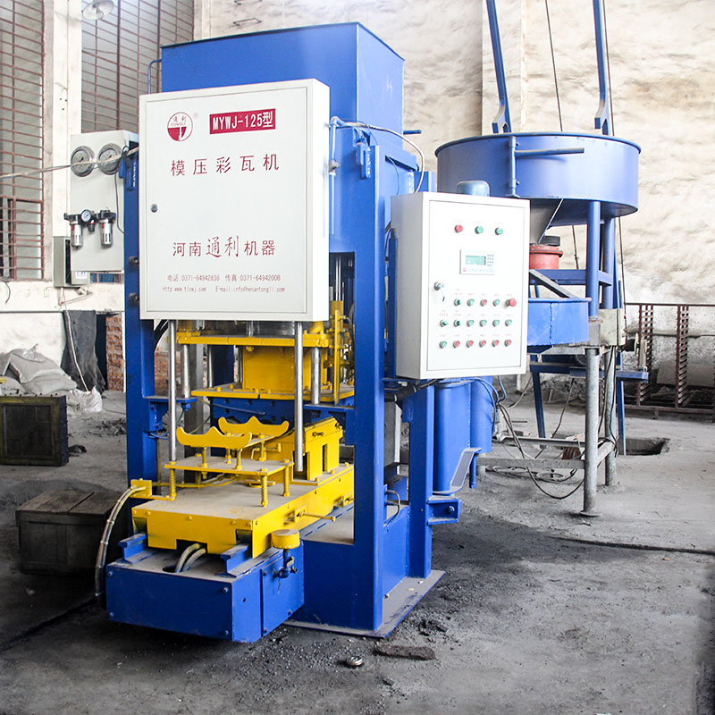 模壓式水泥彩瓦機(jī)用途，工藝流程